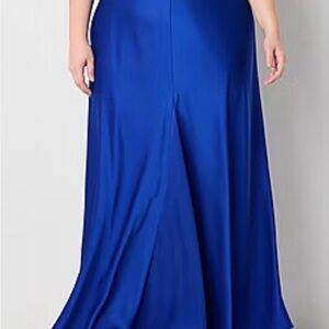Worthington Royal Blue Maxi Skirt